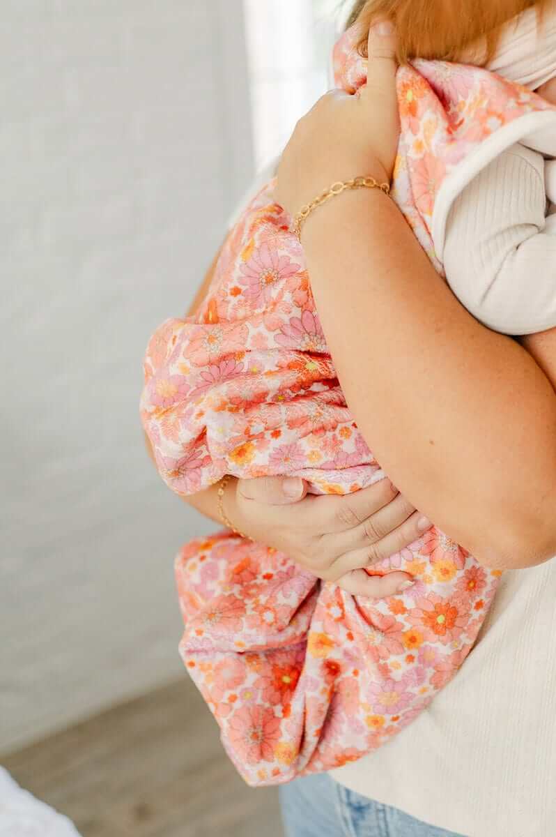 Boho Floral Wearable Minky Blanket - Image 12