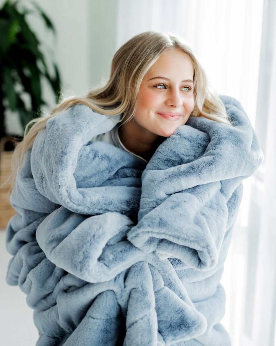 Lush Denim Blanket - Image 3