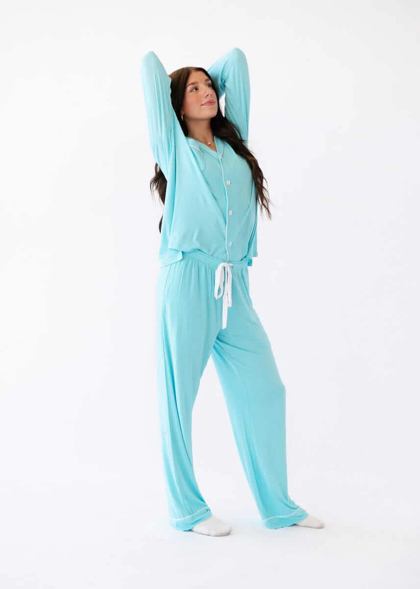 Middle of the Night Button Up - Bright Blue - Image 5