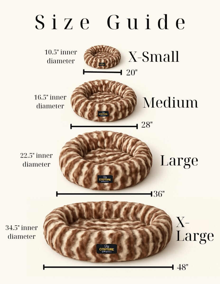 Cloudy Day Brown Pet Bed - Image 9