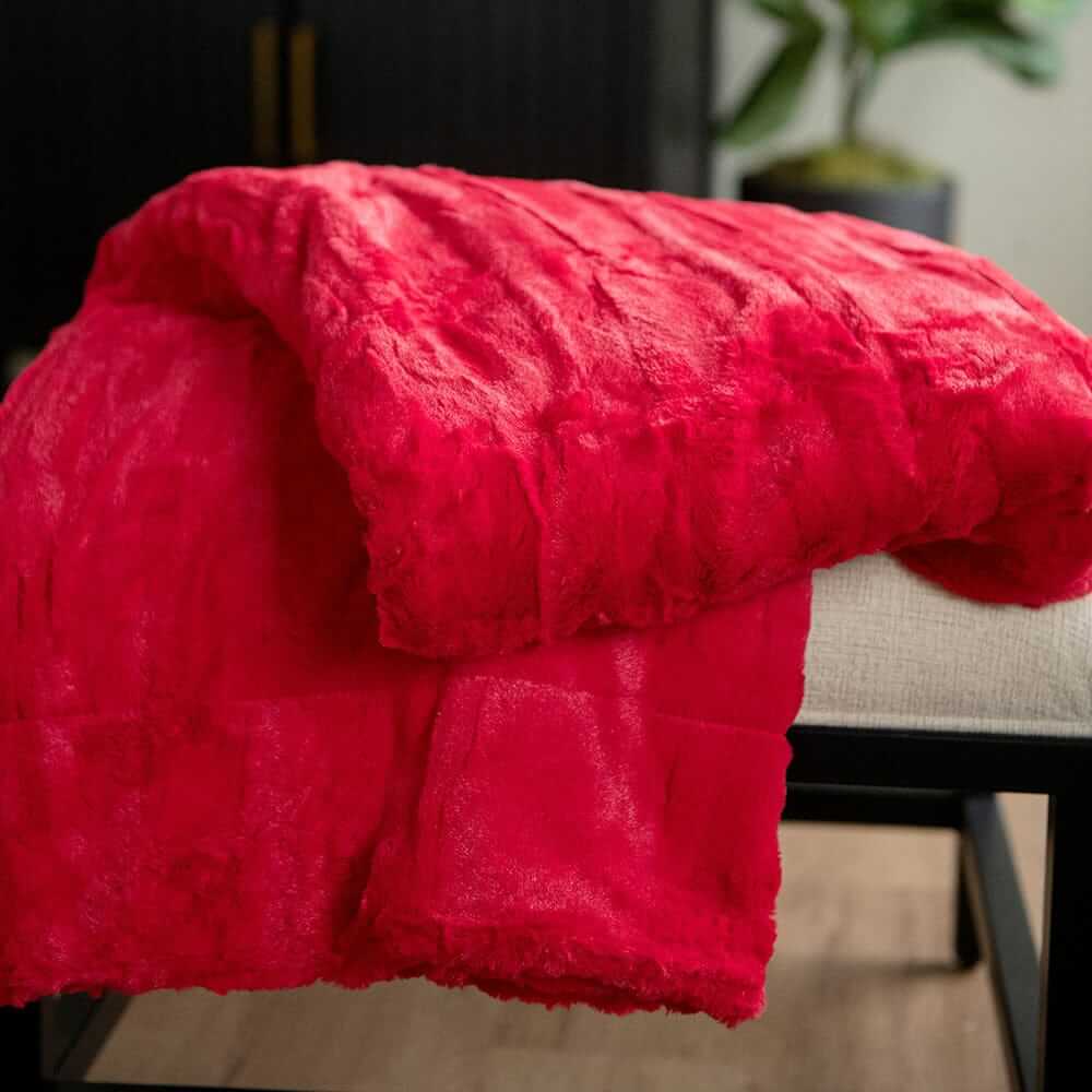 Sorbet Red Blanket - Image 3